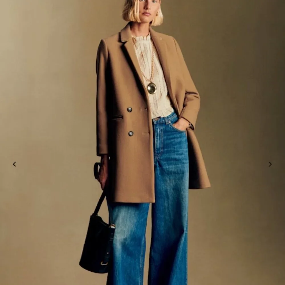 Sezane Johnson Coat - Size 38 - Picture 1 of 10